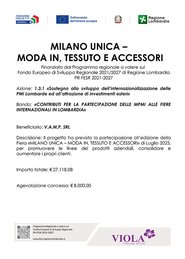 Locandina Fiera Milano Unica 2025